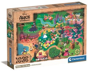 Puzzel Disney Maps - Alice