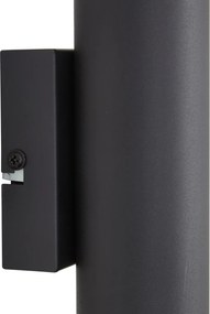 Moderne wandlamp zwart 2-lichts - Jeana
