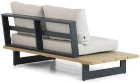Hoek loungeset 5 personen Aluminium Grijs  Lifestyle Garden Furniture Azzurro