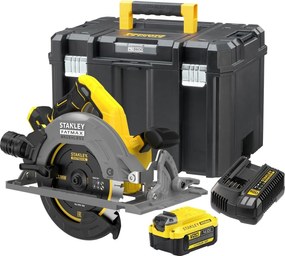 Stanley SFMCS551M1T-QW Accu Cirkelzaag Brushless 18V– 190 mm in T-stack Koffer + 4,0 Ah Accu&amp;lader