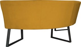 Eetkamerbank - Amsterdam - stof Element goud 08 - geschikt voor tafel 130 cm
