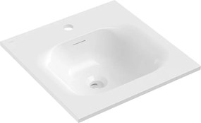 Mexen Vela inbouw wastafel 46 x 46,5 cm, glanzend wit - 25234500