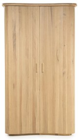 Hoge Design Kast Eikenhout Naturel - 120x50x210cm.