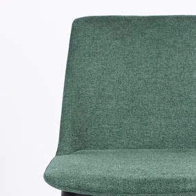 Hoge Barstoel Van Stof Groen