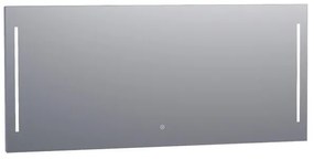 Saniclass spiegel Deline - 160x70cm - verlichting - aluminium 3868s