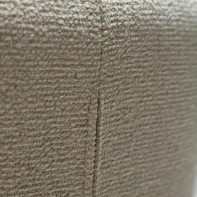 Dan-Form Glory Swivel Draaibare Eetkamerstoel Almond Shimmer Boucle