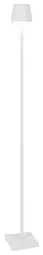 Buiten vloerlamp wit incl. LED met touch dimmer oplaadbaar - Janet Design IP44 Buitenverlichting Lamp
