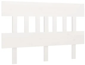 vidaXL Hoofdbord 153,5x3x81 cm massief grenenhout wit