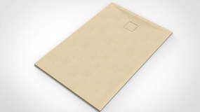 Saniclear Naxos SMC douchebak stone-look 120x90cm beige mat