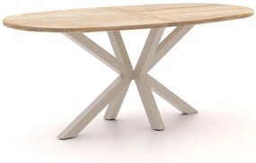+ 15% kassakorting | Bartafel ROUGH | Ovaal | Tuintafel Teakhout | 240x120cm | 6 personen | Kees Smit Tuinmeubelen