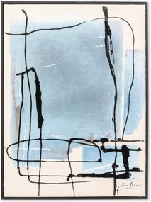 Handbeschilderd ingelijst canvasdoek Dust