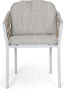 Tuinset 6 personen 220 cm Rope Wit Lifestyle Garden Furniture Morano/Tavona