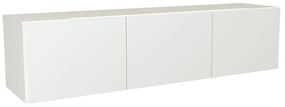 Zwevend Tv-meubel Wit 146 Cm - 146x35.5x35cm.