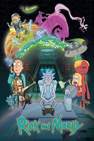 Poster Rick and Morty - Toilet Adventure, (61 x 91.5 cm)