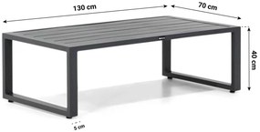 Hoek loungeset 5 personen Aluminium Grijs  Lifestyle Garden Furniture Lagos