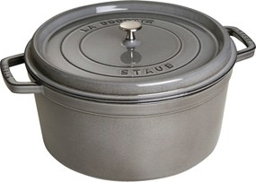 Staub La Cocotte Cocotte 30 cm / 8,4 l, Rond, Grafietgrijs - La Cocotte - Staub