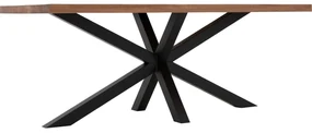 Goossens Eettafel Blade, Strak blad 200 x 100 cm 6 cm dik