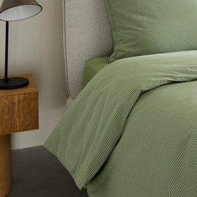 Dekbedovertrek van gewassen katoenpercal, ruitjesmotief, 120 draden/cm², SABBAL