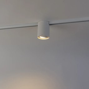 Moderne 1-fase railspot wit - Iconic Rondoo Up