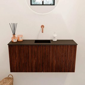 Mondiaz Joya 90cm toiletmeubel ruby met wastafel faye midden zonder kraangat urban