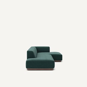 Rechtse hoekbank XL in gespikkelde stof, Jacopo