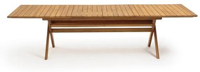 Plooibare tuintafel Réalto, acacia, 2 verlengstukken