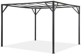 Santorini 3 x 4 m antraciet metalen terraspergolaframe Garden Point