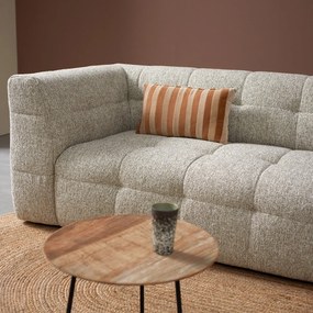 Hoekbank Beige Gemeleerd Links