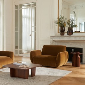 Fauteuil in fluweel, Spogano