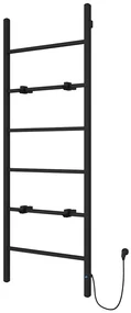 Sapho Barbo elektrische radiator mat zwart 60x160cm 160W