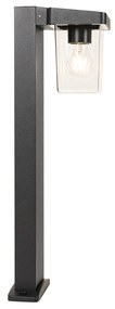 Moderne staande buitenlamp zwart 60 cm IP54 - Chimay