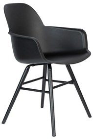 Zuiver Albert Kuip All Black Design Eetkamerstoel Zwart