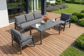 Zakintos Apetito 5 antraciet aluminium set Garden Point