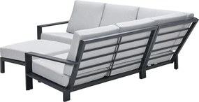 Garden Impressions Coba loungeset 4-delig donker grijs - valley sand