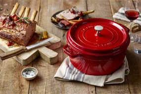 Staub La Cocotte Cocotte 30 cm / 8,4 l, Rond, Kersenrood - La Cocotte - Staub