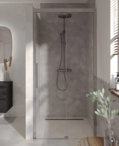 Ben IMotion schuifdeur naar rechts incl. antikalk 120x206cm chroom