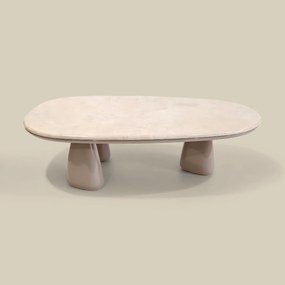 Design Salontafel Hoogglans Marmer - 110 X 60cm.