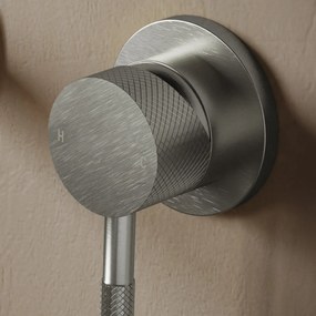 Saniclear Exclusive Curved inbouw wastafelkraan RVS
