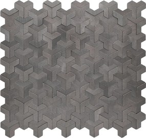 Zelfklevende Mozaïektegels Metaal | Trifold 3D Antraciet | 30,3×28 cm | Keuken, Bad &amp; WC