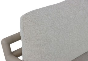 Hoek loungeset 7 personen Aluminium Taupe  Santika Furniture Santika
