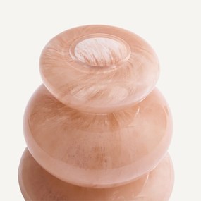 Mondgeblazen glazen vaas, hoogte 20 cm, FYSA