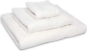 Handdoek Soft Popcorn Collectie – 6 stuks – 50×90 – wit