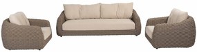 4 Seasons Outdoor Maxime loungeset terre  Loungeset    bruin weerbestendig