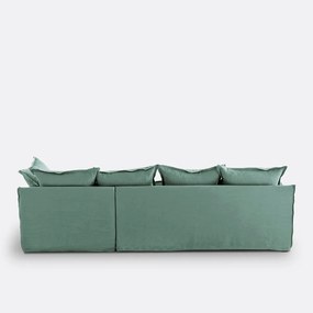 Hoes in linnen voor hoekbank Odna