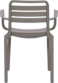Garden Impressions Moos tuinstoel taupe - 4 stuks