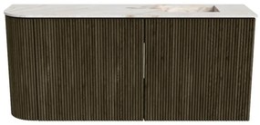 Mondiaz Joya DLux 90cm toiletmeubel ronding links shadow met wastafel faye rechts 1 kraangat frappe
