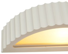 Scandinavische wandlamp beige organisch - Plaster