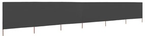 vidaXL Windscherm 6-panelen 800x120 cm stof antraciet