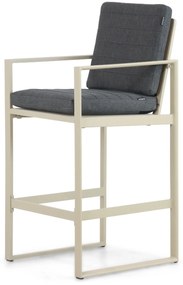 Barstoel Aluminium Taupe-naturel-bruin Lifestyle Garden Furniture Nuno