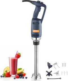 VEVOR Commerciële Staafmixer, 350W Heavy-Duty Handmixer, 16-Inch Traploze Variabele Snelheidsblender met RVS Mes, Draagbare Multifunctionele Blender voor Soepen, Sauzen, Aardappelpuree, Room